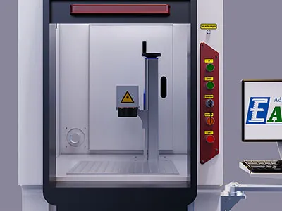 Enclosed Fiber Laser Marking Machine