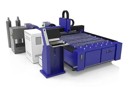 Open Flatbed Fiber Laser Cutting Machine