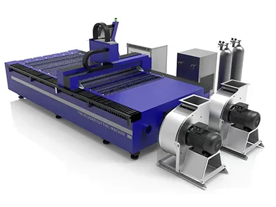 Open Flatbed Fiber Laser Cutting Machine