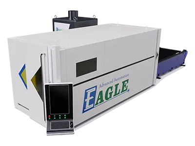 Enclosed Flatbed Fiber Laser Cutting Machine