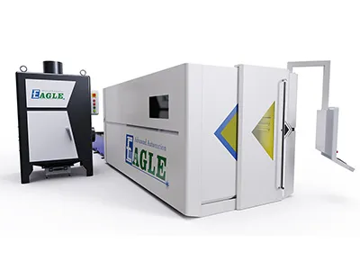 Enclosed Flatbed Fiber Laser Cutting Machine