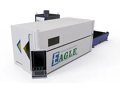 Enclosed Flatbed Fiber Laser Cutting Machine