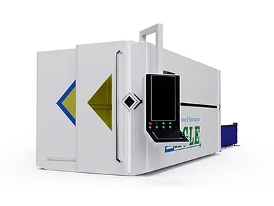 Enclosed Flatbed Fiber Laser Cutting Machine