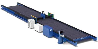 Rail Mounted Large Format Fiber Laser Cutting Machine